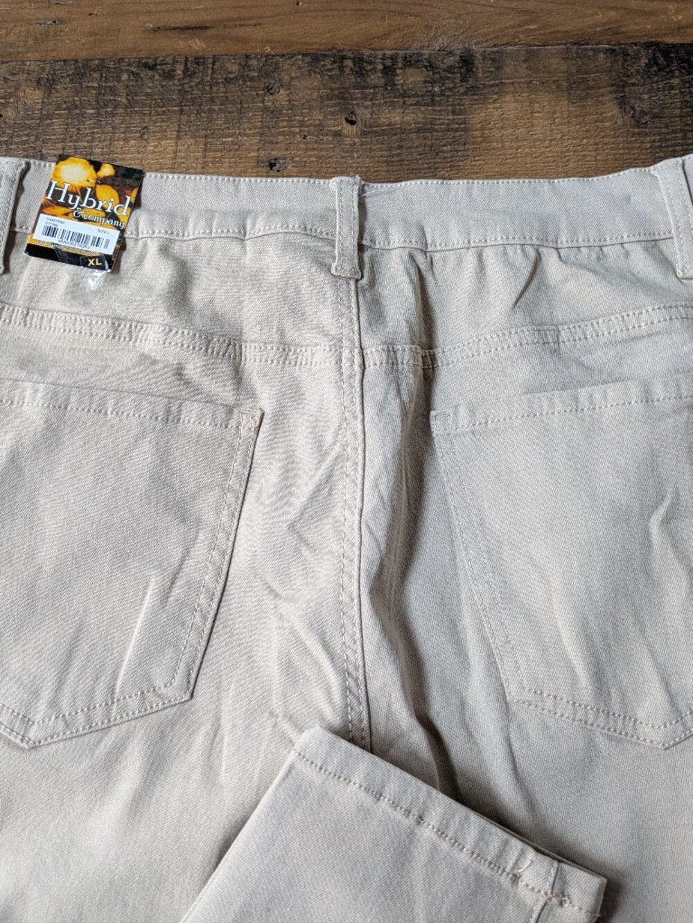 NWT hybird & company stone color pockets size L hyper stretch #481